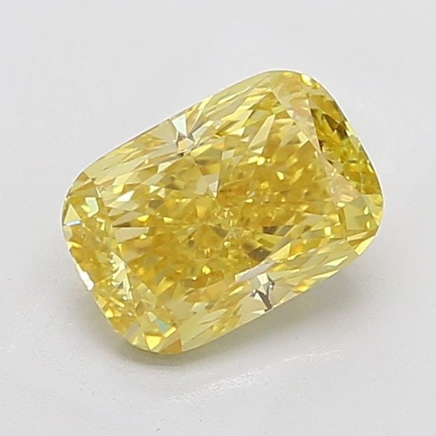 Loose Diamond - CUSHION MODIFIED 3.0ct Fancy Vivid Yellow VS1: Loose Diamond - CUSHION MODIFIED 3.0ct Fancy Vivid Yellow VS1 Source: This is a real non-mined Diamond that has been grown in a lab Shape: CUSHION MODIFIED Carats: 3.0 Color: Fancy Vivid Yellow Certif