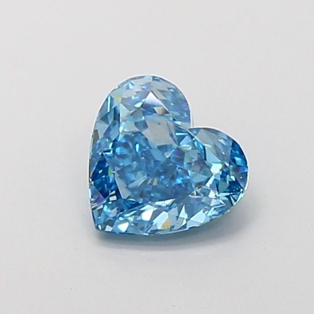 Loose Diamond - HEART 1.06ct Fancy Vivid Blue VS1: Loose Diamond - HEART 1.06ct Fancy Vivid Blue VS1 Source: This is a real non-mined Diamond that has been grown in a lab Shape: HEART Carats: 1.06 Color: Fancy Vivid Blue Certification: IGI Video: