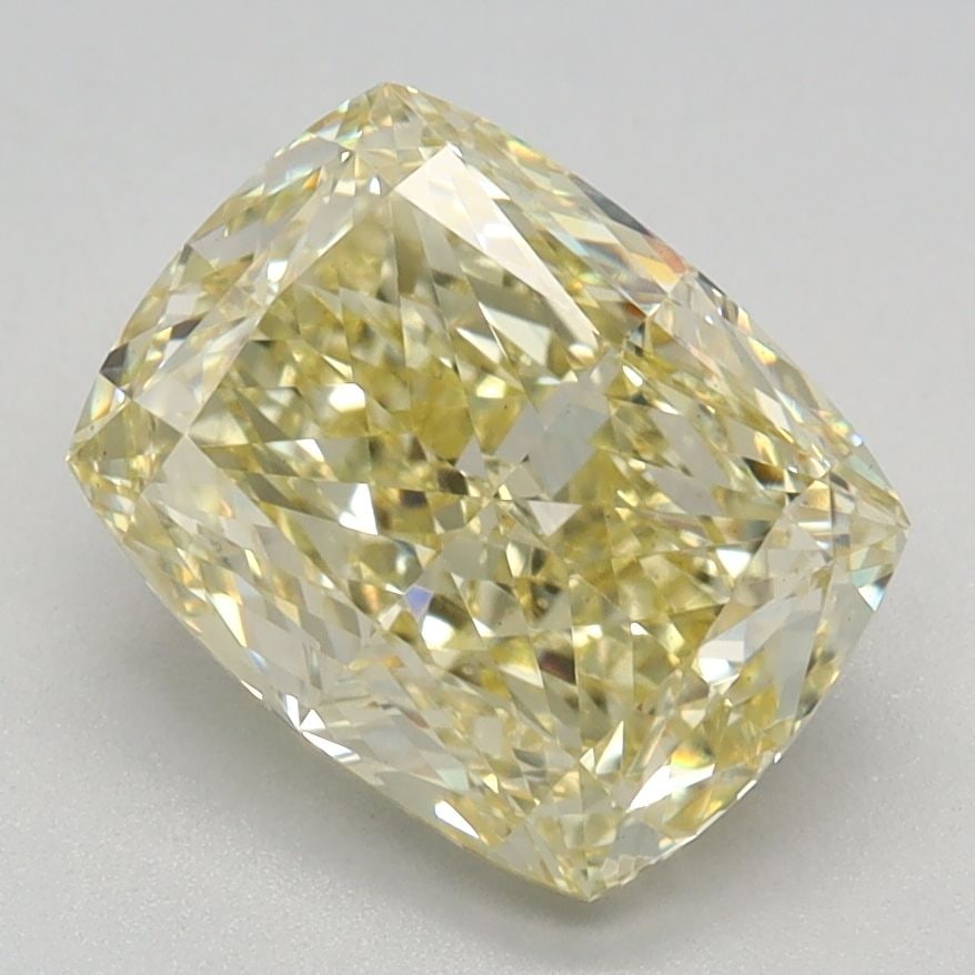 Loose Diamond - CUSHION MODIFIED 2.15ct Fancy Intense Yellow VS1: Loose Diamond - CUSHION MODIFIED 2.15ct Fancy Intense Yellow VS1 Source: This is a real non-mined Diamond that has been grown in a lab Shape: CUSHION MODIFIED Carats: 2.15 Color: Fancy Intense Yellow 