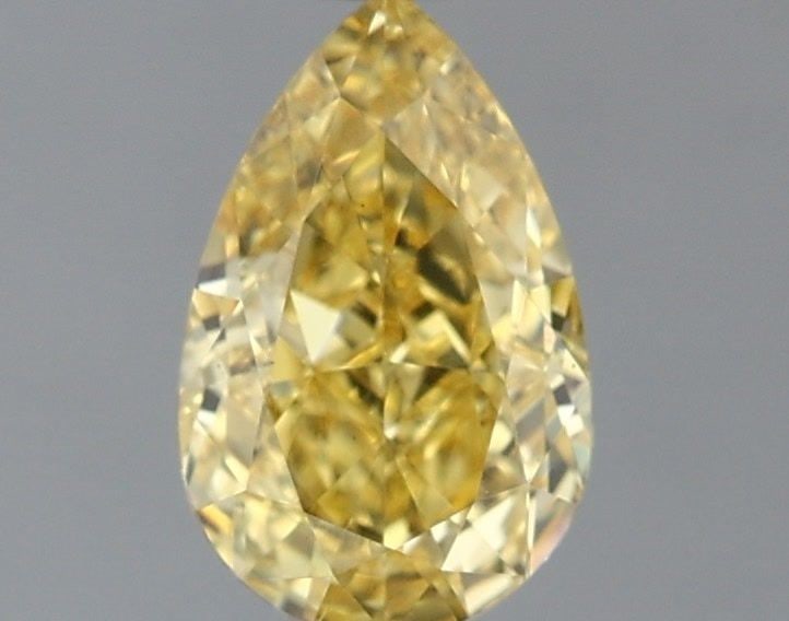 Loose Diamond - PEAR 1.01ct Fancy Vivid Yellow VS1: Loose Diamond - PEAR 1.01ct Fancy Vivid Yellow VS1 Source: This is a real non-mined Diamond that has been grown in a lab Shape: PEAR Carats: 1.01 Color: Fancy Vivid Yellow Certification: IGI Video: