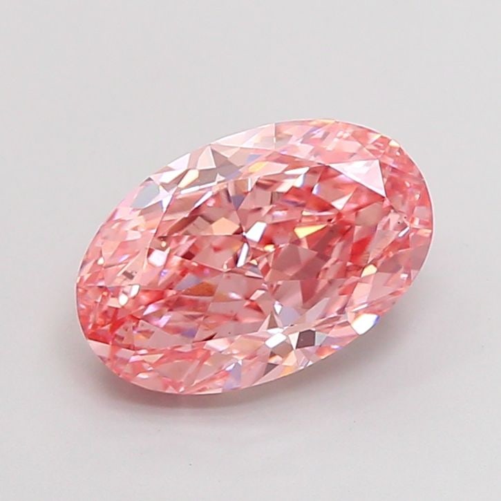 Loose Diamond - OVAL 2.62ct Fancy Vivid Pink VS1: Loose Diamond - OVAL 2.62ct Fancy Vivid Pink VS1 Source: This is a real non-mined Diamond that has been grown in a lab Shape: OVAL Carats: 2.62 Color: Fancy Vivid Pink Certification: IGI Video: