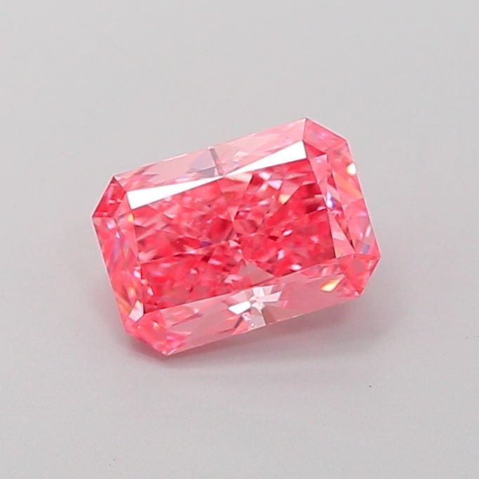 Loose Diamond - RADIANT 1.04ct Fancy Vivid Pink SI1: Loose Diamond - RADIANT 1.04ct Fancy Vivid Pink SI1 Source: This is a real non-mined Diamond that has been grown in a lab Shape: RADIANT Carats: 1.04 Color: Fancy Vivid Pink Certification: IGI Video:
