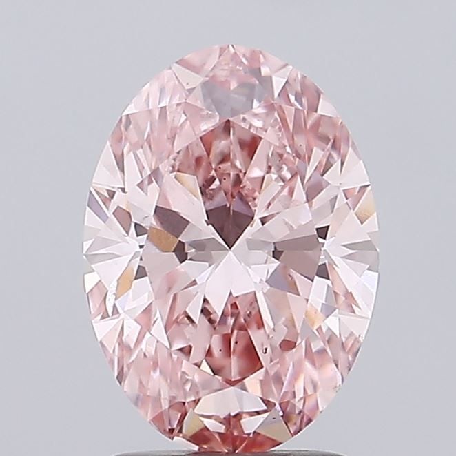 Loose Diamond - OVAL 2.06ct Fancy Vivid Pink SI1: Loose Diamond - OVAL 2.06ct Fancy Vivid Pink SI1 Source: This is a real non-mined Diamond that has been grown in a lab Shape: OVAL Carats: 2.06 Color: Fancy Vivid Pink Certification: IGI Video: