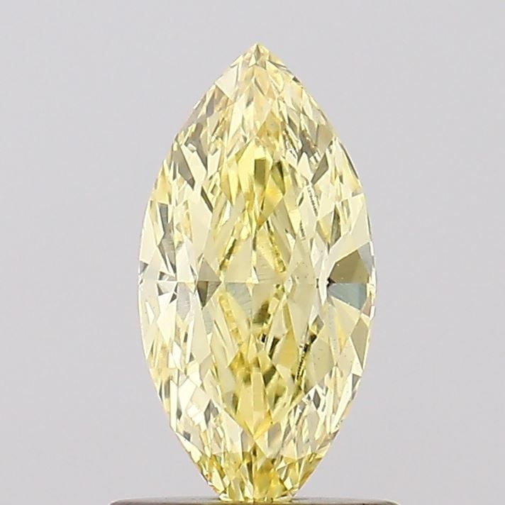 Loose Diamond - MARQUISE 1.02ct Fancy Intense Yellow VS1: Loose Diamond - MARQUISE 1.02ct Fancy Intense Yellow VS1 Source: This is a real non-mined Diamond that has been grown in a lab Shape: MARQUISE Carats: 1.02 Color: Fancy Intense Yellow Certification: I
