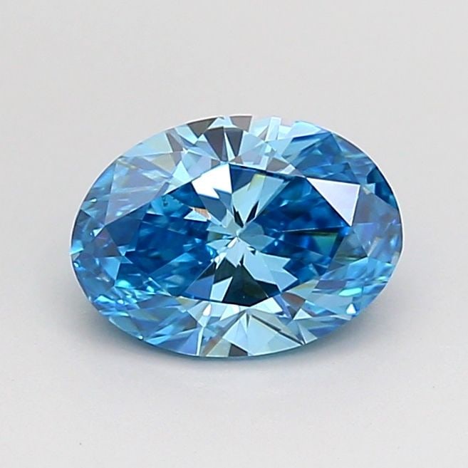Loose Diamond - OVAL 1.01ct Fancy Vivid Blue VS2: Loose Diamond - OVAL 1.01ct Fancy Vivid Blue VS2 Source: This is a real non-mined Diamond that has been grown in a lab Shape: OVAL Carats: 1.01 Color: Fancy Vivid Blue Certification: IGI Video: