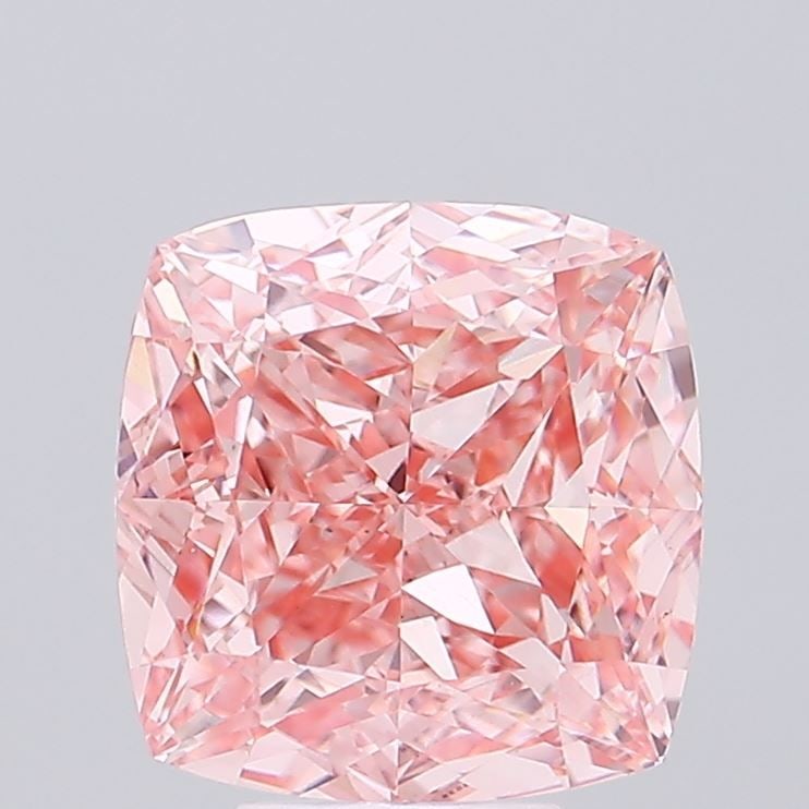 Loose Diamond - CUSHION MODIFIED 7.13ct Fancy Vivid Pink VS1: Loose Diamond - CUSHION MODIFIED 7.13ct Fancy Vivid Pink VS1 Source: This is a real non-mined Diamond that has been grown in a lab Shape: CUSHION MODIFIED Carats: 7.13 Color: Fancy Vivid Pink Certific