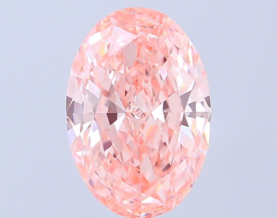 Loose Diamond - OVAL 4.53ct Fancy Vivid Pink VVS2: Loose Diamond - OVAL 4.53ct Fancy Vivid Pink VVS2 Source: This is a real non-mined Diamond that has been grown in a lab Shape: OVAL Carats: 4.53 Color: Fancy Vivid Pink Certification: IGI Video: