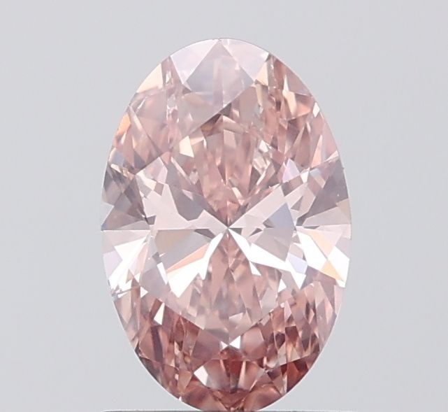 Loose Diamond - OVAL 1.02ct Fancy Pinkish Brown VS1: Loose Diamond - OVAL 1.02ct Fancy Pinkish Brown VS1 Source: This is a real non-mined Diamond that has been grown in a lab Shape: OVAL Carats: 1.02 Color: Fancy Pinkish Brown Certification: IGI Video: