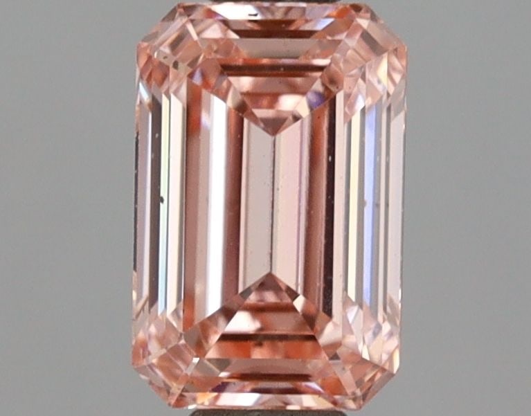 Loose Diamond - EMERALD 0.99ct Fancy Intense Pink VS2: Loose Diamond - EMERALD 0.99ct Fancy Intense Pink VS2 Source: This is a real non-mined Diamond that has been grown in a lab Shape: EMERALD Carats: 0.99 Color: Fancy Intense Pink Certification: IGI Vid