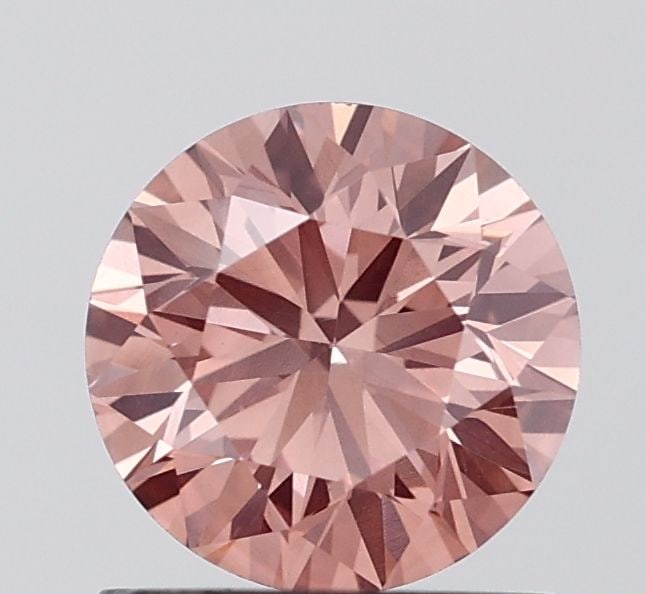 Loose Diamond - ROUND 1.0ct Fancy Brownish Pink VS1: Loose Diamond - ROUND 1.0ct Fancy Brownish Pink VS1 Source: This is a real non-mined Diamond that has been grown in a lab Shape: ROUND Carats: 1.0 Color: Fancy Brownish Pink Certification: IGI Video: