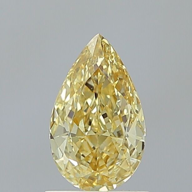 Loose Diamond - PEAR 1.07ct Fancy Intense Yellow VS2: Loose Diamond - PEAR 1.07ct Fancy Intense Yellow VS2 Source: This is a real non-mined Diamond that has been grown in a lab Shape: PEAR Carats: 1.07 Color: Fancy Intense Yellow Certification: IGI Video