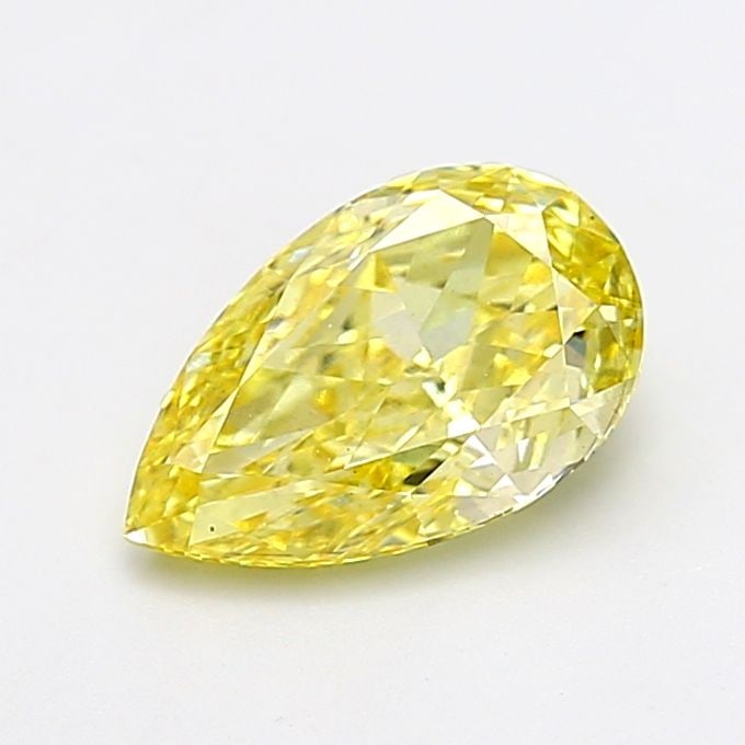 Loose Diamond - PEAR 2.22ct Fancy Intense Yellow VS2: Loose Diamond - PEAR 2.22ct Fancy Intense Yellow VS2 Source: This is a real non-mined Diamond that has been grown in a lab Shape: PEAR Carats: 2.22 Color: Fancy Intense Yellow Certification: IGI The D