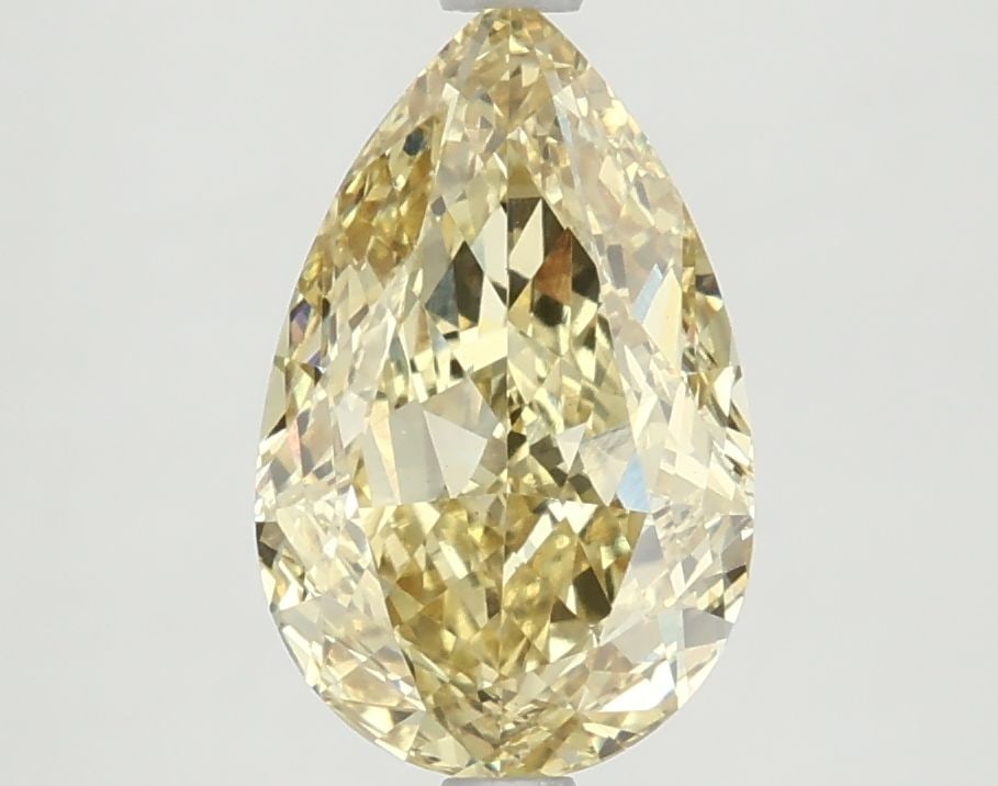 Loose Diamond - PEAR 2.78ct Fancy Intense Yellow VS1: Loose Diamond - PEAR 2.78ct Fancy Intense Yellow VS1 Source: This is a real non-mined Diamond that has been grown in a lab Shape: PEAR Carats: 2.78 Color: Fancy Intense Yellow Certification: IGI Video