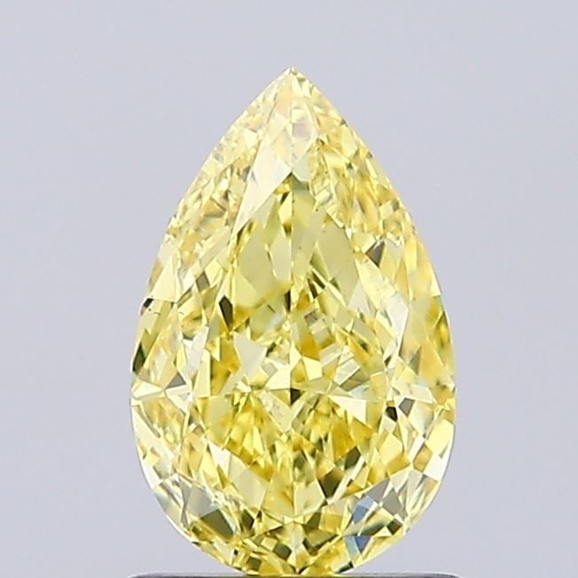 Loose Diamond - PEAR 1.04ct Fancy Intense Yellow VS1: Loose Diamond - PEAR 1.04ct Fancy Intense Yellow VS1 Source: This is a real non-mined Diamond that has been grown in a lab Shape: PEAR Carats: 1.04 Color: Fancy Intense Yellow Certification: IGI Video