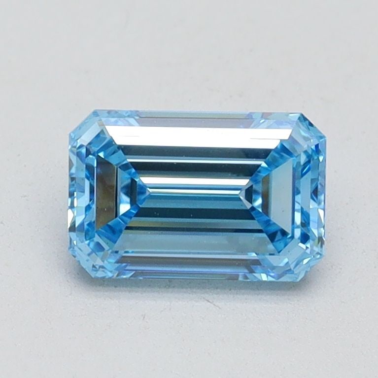 Loose Diamond - EMERALD 1.0ct Fancy Vivid Blue VS1: Loose Diamond - EMERALD 1.0ct Fancy Vivid Blue VS1 Source: This is a real non-mined Diamond that has been grown in a lab Shape: EMERALD Carats: 1.0 Color: Fancy Vivid Blue Certification: IGI Video: