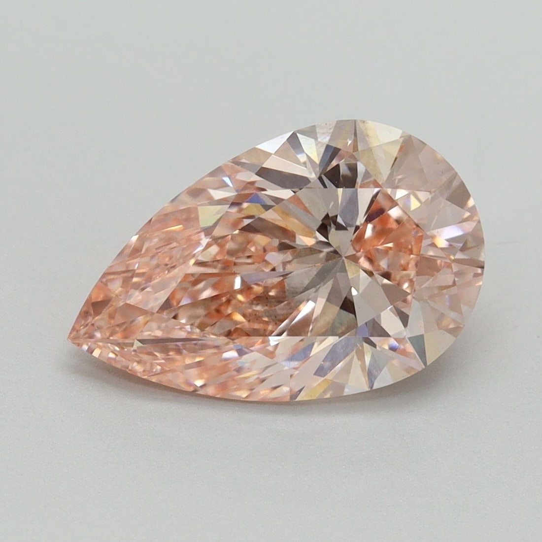 Loose Diamond - PEAR 3.01ct Fancy Intense Pink VS2: Loose Diamond - PEAR 3.01ct Fancy Intense Pink VS2 Source: This is a real non-mined Diamond that has been grown in a lab Shape: PEAR Carats: 3.01 Color: Fancy Intense Pink Certification: IGI Video: