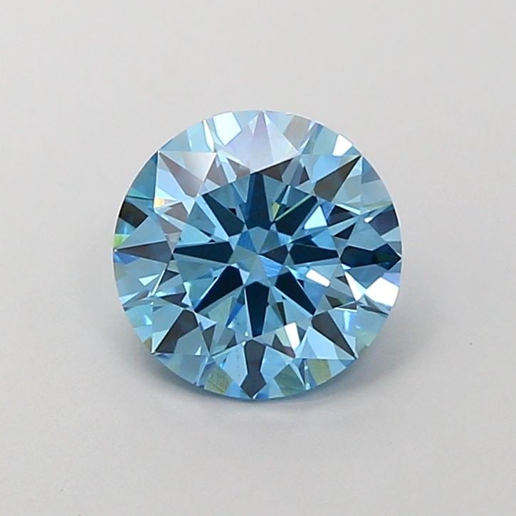 Ideal Loose Diamond - ROUND 1.58ct Fancy Vivid Blue VS1: Ideal Loose Diamond - ROUND 1.58ct Fancy Vivid Blue VS1 Source: This is a real non-mined Diamond that has been grown in a lab Shape: ROUND Carats: 1.58 Color: Fancy Vivid Blue Certification: IGI Video