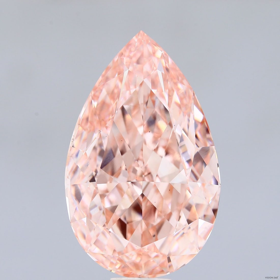Loose Diamond - PEAR 23.08ct Fancy Intense Pink VS1 (1 of 1)