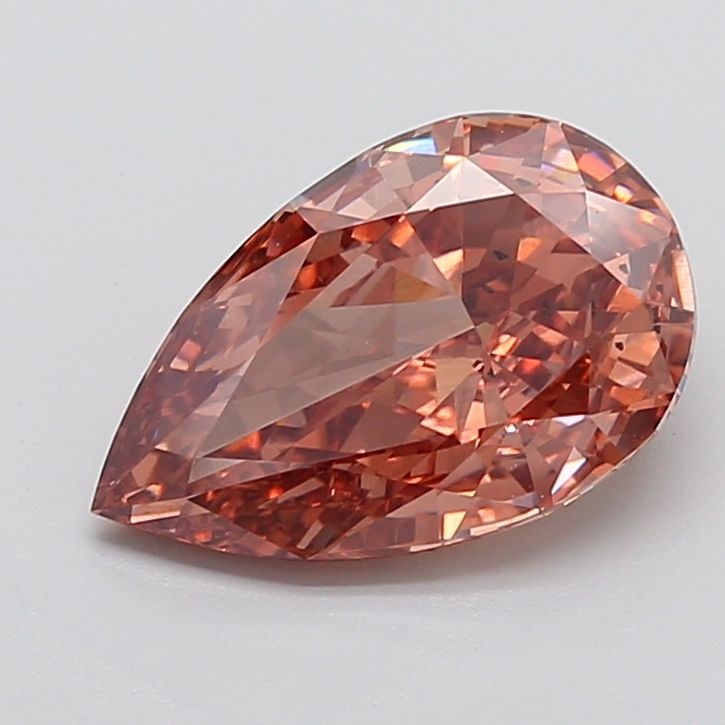 Loose Diamond - PEAR 5.04ct Fancy Brown SI2: Loose Diamond - PEAR 5.04ct Fancy Brown SI2 Source: This is a real non-mined Diamond that has been grown in a lab Shape: PEAR Carats: 5.04 Color: Fancy Brown Certification: IGI The Diamond Depot Guara