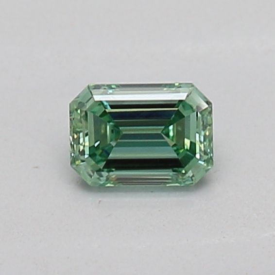 Loose Diamond - EMERALD 0.18ct Fancy Vivid Green VVS2 (1 of 1)
