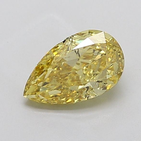 Loose Diamond - PEAR 2.0ct Fancy Vivid Yellow SI1: Loose Diamond - PEAR 2.0ct Fancy Vivid Yellow SI1 Source: This is a real non-mined Diamond that has been grown in a lab Shape: PEAR Carats: 2.0 Color: Fancy Vivid Yellow Certification: IGI Video: