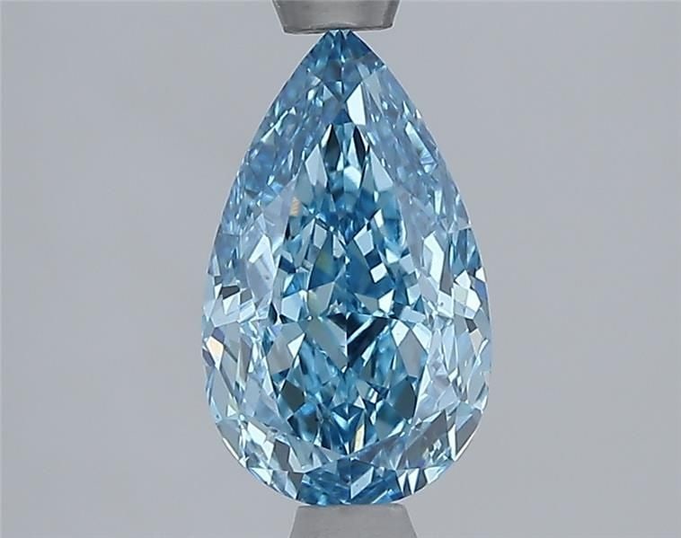 Loose Diamond - PEAR 1.57ct Fancy Vivid Blue VS1: Loose Diamond - PEAR 1.57ct Fancy Vivid Blue VS1 Source: This is a real non-mined Diamond that has been grown in a lab Shape: PEAR Carats: 1.57 Color: Fancy Vivid Blue Certification: IGI Video: