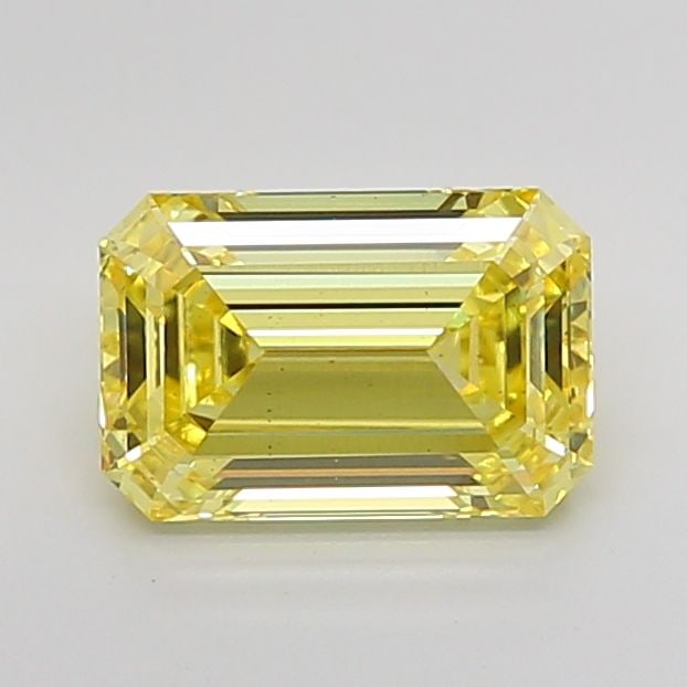 Loose Diamond - EMERALD 3.18ct Fancy Vivid Yellow VS2 (1 of 1)