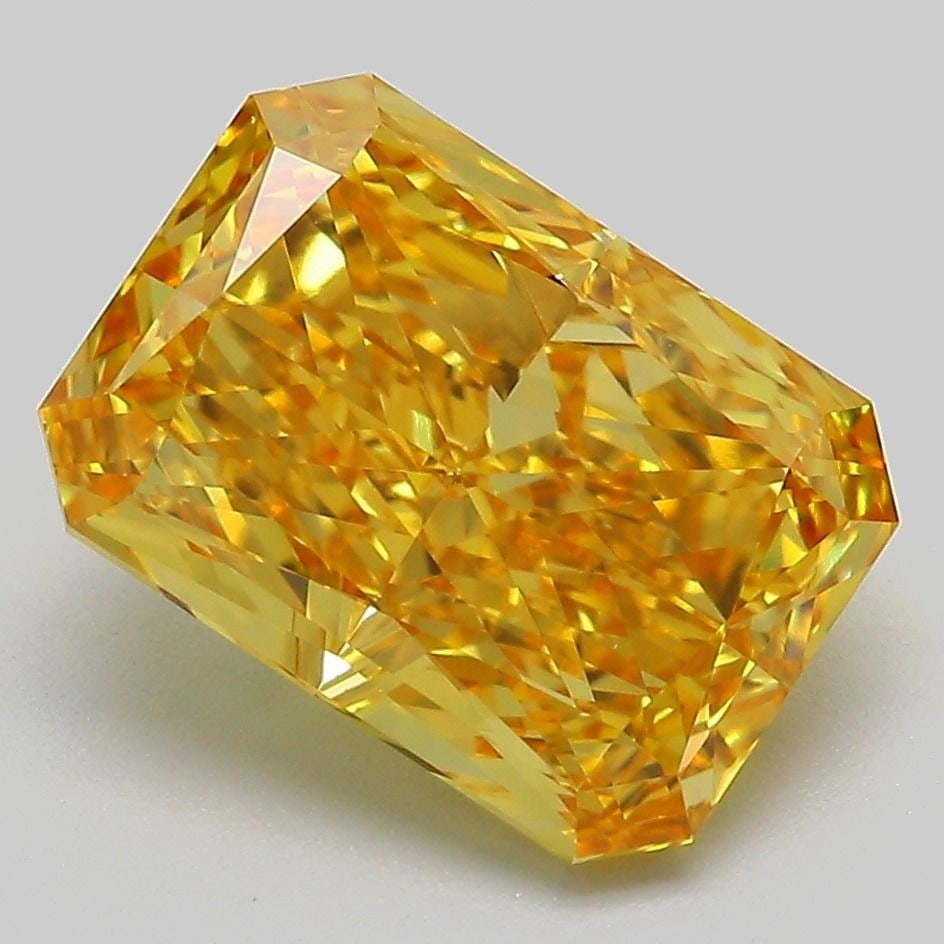 Loose Diamond - RADIANT 4.03ct Fancy Vivid Yellow VS1: Loose Diamond - RADIANT 4.03ct Fancy Vivid Yellow VS1 Source: This is a real non-mined Diamond that has been grown in a lab Shape: RADIANT Carats: 4.03 Color: Fancy Vivid Yellow Certification: IGI Vid
