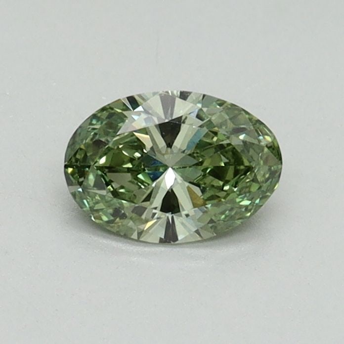 Loose Diamond - OVAL 0.37ct Fancy Vivid Green VVS2: Loose Diamond - OVAL 0.37ct Fancy Vivid Green VVS2 Source: This is a real non-mined Diamond that has been grown in a lab Shape: OVAL Carats: 0.37 Color: Fancy Vivid Green Certification: IGI Video:
