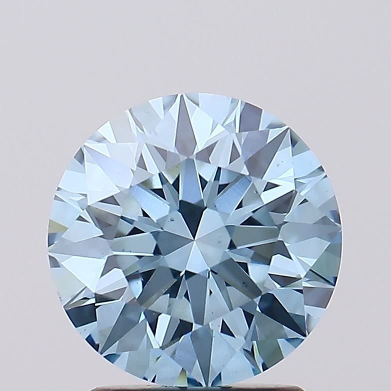 Loose Diamond - ROUND 2.04ct Fancy Vivid Blue VS1: Loose Diamond - ROUND 2.04ct Fancy Vivid Blue VS1 Source: This is a real non-mined Diamond that has been grown in a lab Shape: ROUND Carats: 2.04 Color: Fancy Vivid Blue Certification: IGI Video:
