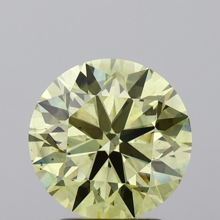 Loose Diamond - ROUND 2.51ct Fancy Intense Yellow SI1: Loose Diamond - ROUND 2.51ct Fancy Intense Yellow SI1 Source: This is a real non-mined Diamond that has been grown in a lab Shape: ROUND Carats: 2.51 Color: Fancy Intense Yellow Certification: IGI Vid