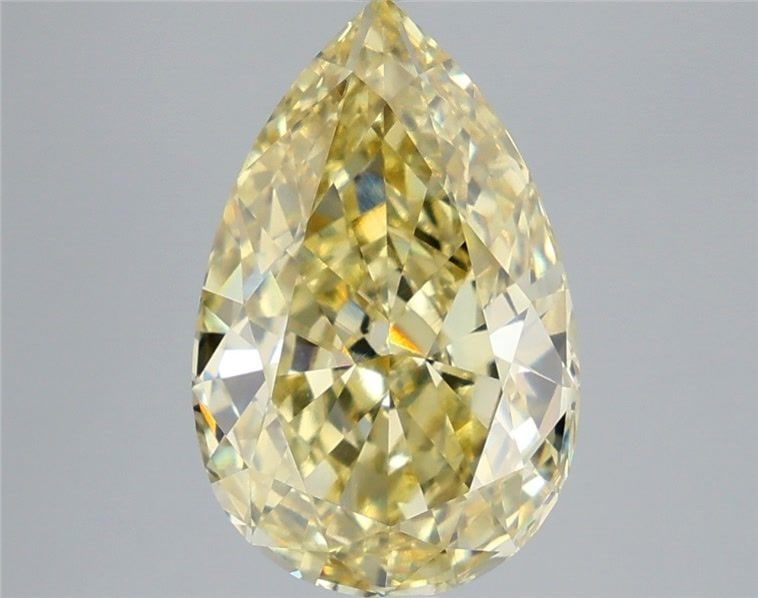 Loose Diamond - PEAR 5.07ct Fancy Intense Yellow VS1 (1 of 1)