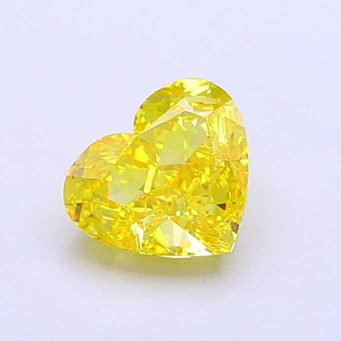 Loose Diamond - HEART 1.1ct Fancy Vivid Yellow VVS2: Loose Diamond - HEART 1.1ct Fancy Vivid Yellow VVS2 Source: This is a real non-mined Diamond that has been grown in a lab Shape: HEART Carats: 1.1 Color: Fancy Vivid Yellow Certification: IGI Video: