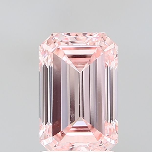 Loose Diamond - EMERALD 2.0ct Fancy Intense Pink VVS2: Loose Diamond - EMERALD 2.0ct Fancy Intense Pink VVS2 Source: This is a real non-mined Diamond that has been grown in a lab Shape: EMERALD Carats: 2.0 Color: Fancy Intense Pink Certification: IGI Vide