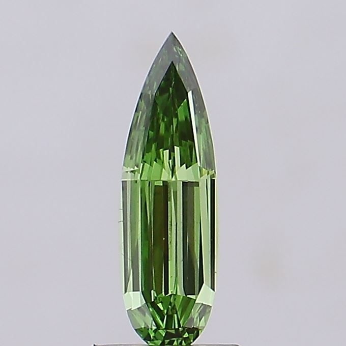 Loose Diamond - PEAR 0.99ct Fancy Vivid Green VS2: Loose Diamond - PEAR 0.99ct Fancy Vivid Green VS2 Source: This is a real non-mined Diamond that has been grown in a lab Shape: PEAR Carats: 0.99 Color: Fancy Vivid Green Certification: IGI Video: