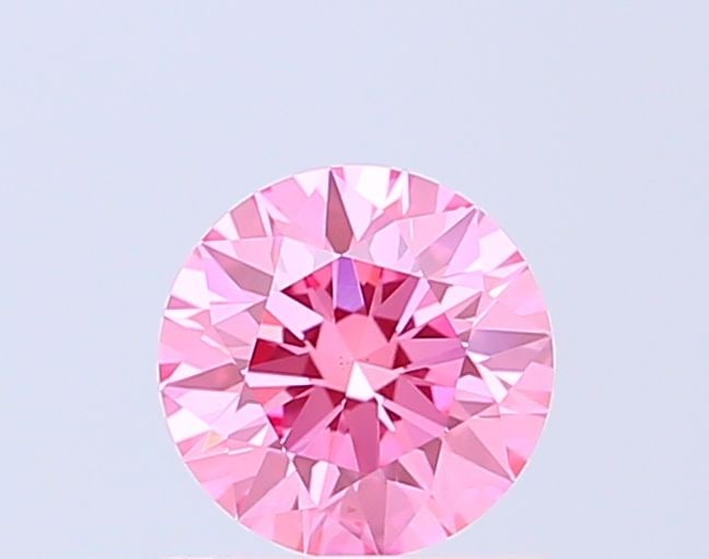 Ideal Loose Diamond - ROUND 1.01ct Fancy Vivid Pink VS1: Ideal Loose Diamond - ROUND 1.01ct Fancy Vivid Pink VS1 Source: This is a real non-mined Diamond that has been grown in a lab Shape: ROUND Carats: 1.01 Color: Fancy Vivid Pink Certification: IGI Video