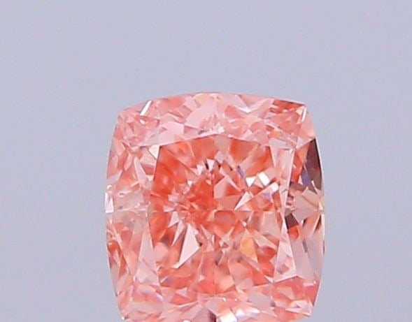Loose Diamond - CUSHION MODIFIED 0.9ct Fancy Intense Pink VS1: Loose Diamond - CUSHION MODIFIED 0.9ct Fancy Intense Pink VS1 Source: This is a real non-mined Diamond that has been grown in a lab Shape: CUSHION MODIFIED Carats: 0.9 Color: Fancy Intense Pink Certif