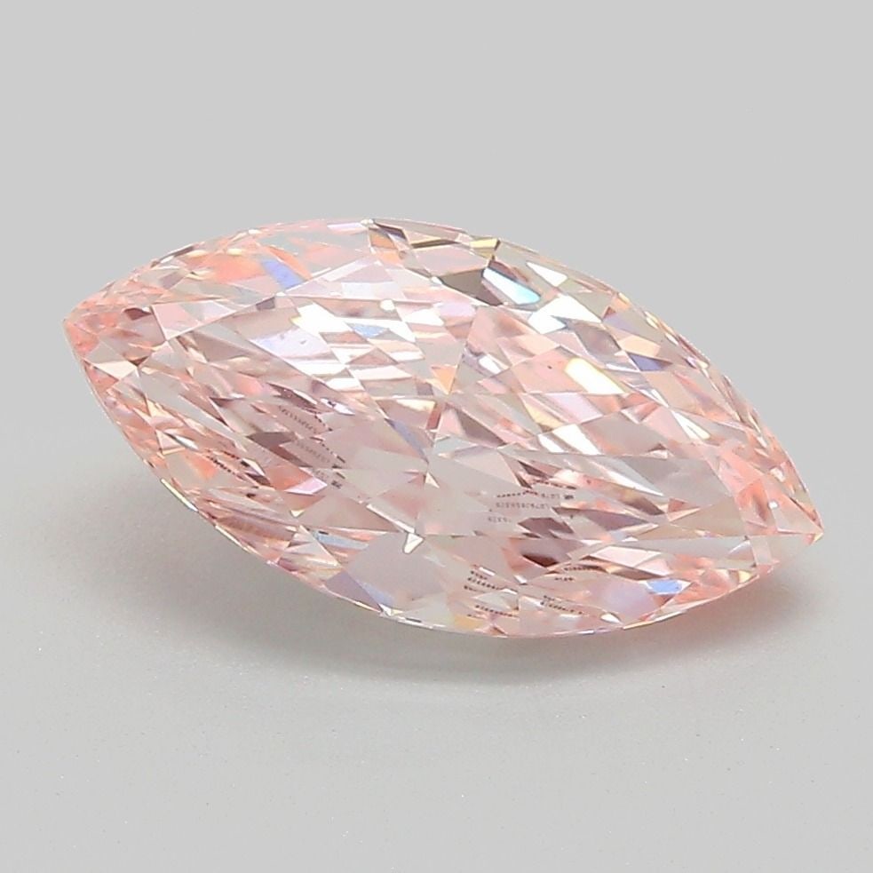 Loose Diamond - MARQUISE 2.12ct Fancy Vivid Pink VS1: Loose Diamond - MARQUISE 2.12ct Fancy Vivid Pink VS1 Source: This is a real non-mined Diamond that has been grown in a lab Shape: MARQUISE Carats: 2.12 Color: Fancy Vivid Pink Certification: IGI The D