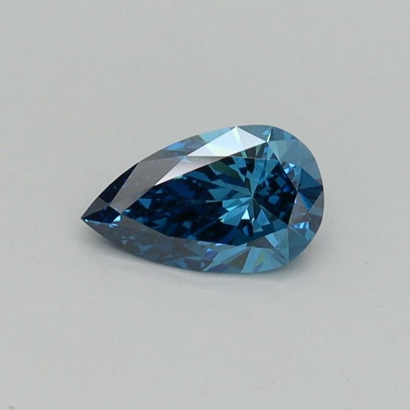 Loose Diamond - PEAR 0.35ct Fancy Vivid Blue VS1: Loose Diamond - PEAR 0.35ct Fancy Vivid Blue VS1 Source: This is a real non-mined Diamond that has been grown in a lab Shape: PEAR Carats: 0.35 Color: Fancy Vivid Blue Certification: IGI Video: