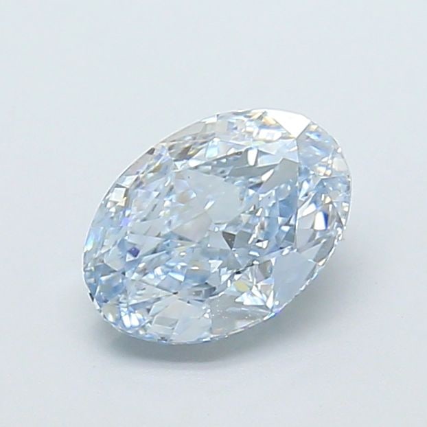 Loose Diamond - OVAL 1.3ct Fancy Intense Blue VVS2: Loose Diamond - OVAL 1.3ct Fancy Intense Blue VVS2 Source: This is a real non-mined Diamond that has been grown in a lab Shape: OVAL Carats: 1.3 Color: Fancy Intense Blue Certification: IGI Video: