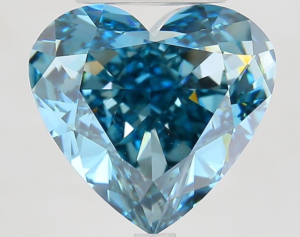 Loose Diamond - HEART 7.55ct Fancy Vivid Blue VVS2 (1 of 1)