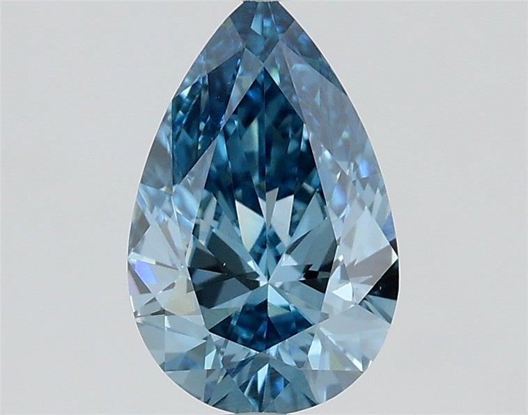 Loose Diamond - PEAR 0.75ct Fancy Vivid Blue VS1: Loose Diamond - PEAR 0.75ct Fancy Vivid Blue VS1 Source: This is a real non-mined Diamond that has been grown in a lab Shape: PEAR Carats: 0.75 Color: Fancy Vivid Blue Certification: IGI Video: