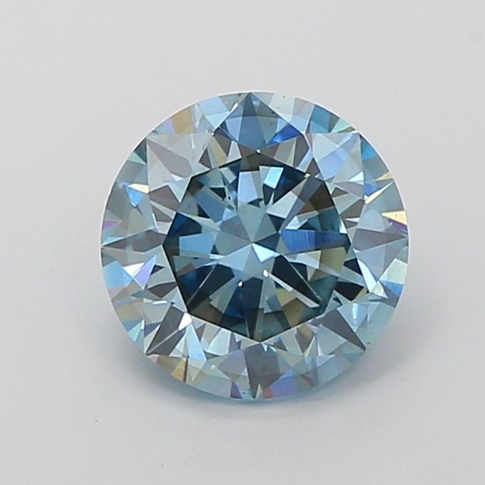 Loose Diamond - ROUND 2.08ct Fancy Vivid Blue SI2: Loose Diamond - ROUND 2.08ct Fancy Vivid Blue SI2 Source: This is a real non-mined Diamond that has been grown in a lab Shape: ROUND Carats: 2.08 Color: Fancy Vivid Blue Certification: IGI Video: