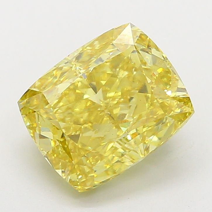 Loose Diamond - CUSHION MODIFIED 7.01ct Fancy Intense Yellow VS1: Loose Diamond - CUSHION MODIFIED 7.01ct Fancy Intense Yellow VS1 Source: This is a real non-mined Diamond that has been grown in a lab Shape: CUSHION MODIFIED Carats: 7.01 Color: Fancy Intense Yellow 