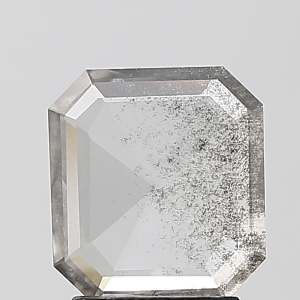 Loose Diamond - EMERALD 1.04ct Salt and Pepper I1: Loose Diamond - EMERALD 1.04ct Salt and Pepper I1 Source: This is a real non-mined Diamond that has been grown in a lab Shape: EMERALD Carats: 1.04 Color: Salt and Pepper Certification: NONE Video: