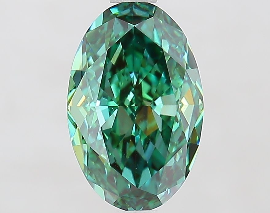 Loose Diamond - OVAL 1.94ct Fancy Vivid Green VS1: Loose Diamond - OVAL 1.94ct Fancy Vivid Green VS1 Source: This is a real non-mined Diamond that has been grown in a lab Shape: OVAL Carats: 1.94 Color: Fancy Vivid Green Certification: IGI Video: