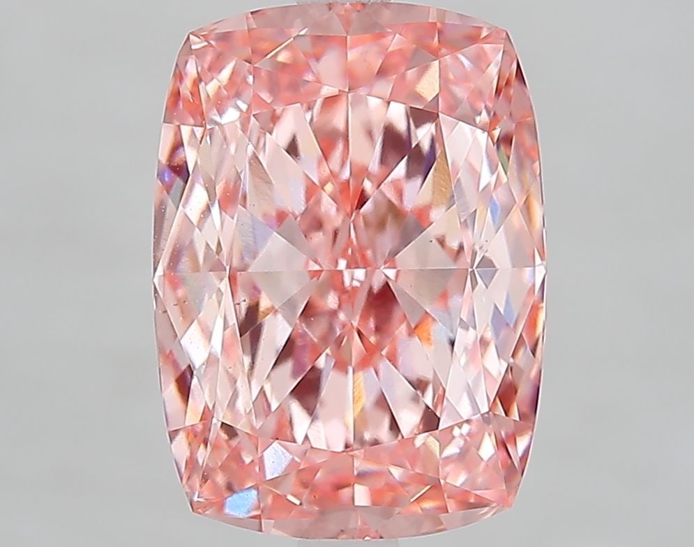 Loose Diamond - CUSHION MODIFIED 4.58ct Fancy Vivid Pink VS1: Loose Diamond - CUSHION MODIFIED 4.58ct Fancy Vivid Pink VS1 Source: This is a real non-mined Diamond that has been grown in a lab Shape: CUSHION MODIFIED Carats: 4.58 Color: Fancy Vivid Pink Certific