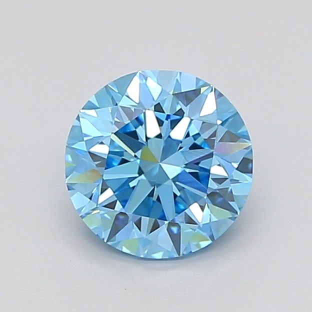 Loose Diamond - ROUND 1.0ct Fancy Vivid Blue VVS2: Loose Diamond - ROUND 1.0ct Fancy Vivid Blue VVS2 Source: This is a real non-mined Diamond that has been grown in a lab Shape: ROUND Carats: 1.0 Color: Fancy Vivid Blue Certification: IGI Video: