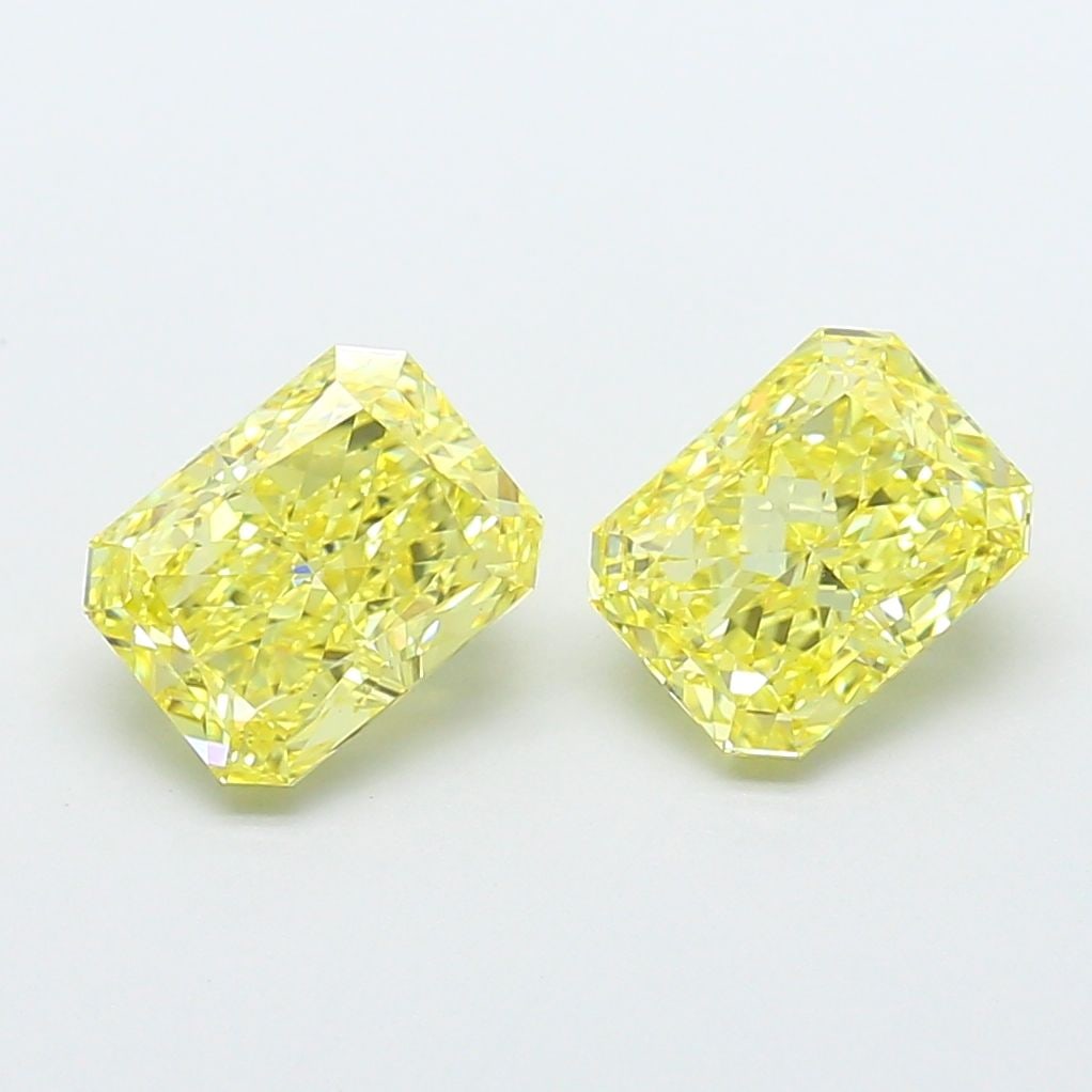 Loose Diamond - RADIANT 1.53ct Fancy Intense Yellow VVS2: Loose Diamond - RADIANT 1.53ct Fancy Intense Yellow VVS2 Source: This is a real non-mined Diamond that has been grown in a lab Shape: RADIANT Carats: 1.53 Color: Fancy Intense Yellow Certification: IG