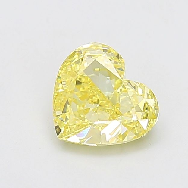 Loose Diamond - HEART 1.57ct Fancy Yellow VS1: Loose Diamond - HEART 1.57ct Fancy Yellow VS1 Source: This is a real non-mined Diamond that has been grown in a lab Shape: HEART Carats: 1.57 Color: Fancy Yellow Certification: IGI Video: